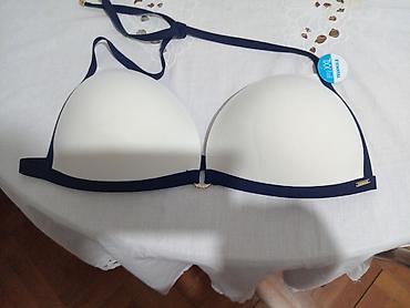 Kupaći kostimi: Nov, elegantan, dvodelni kupaći kostim NEW YORKER, beli sa teget — 12