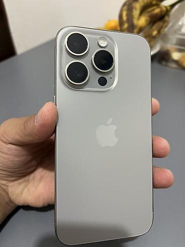 IPhone 15 Pro, Новый, 256 ГБ, Серебристый, Чехол, 80 % at lalafo.kg IPhone 15 Pro, Новый, 256 ГБ, Серебристый, Чехол, 80 %