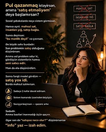 makyaj ucun model: Satış etmədən gəlir qazanmaq üçün komanda modeli Məhsul satmaq — 1