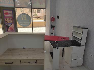 manıkur stolu: Gözəllik/estetik salonu üçün mebel dəsti Tərkibi: - Qəbul üçün — 1