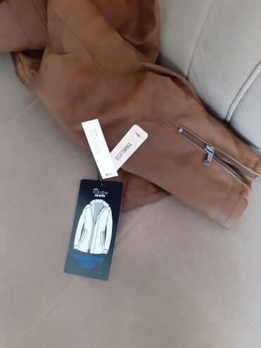 Kožne jakne: Kožna jakna Prava koža, XL (EU 54), Lc Waikiki, bоја - Braon — 5
