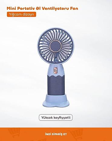 Digər: Mini Portativ Əl Ventilyatorları Fanlar 🔸 Yığcam dizaynlar 🔸 Rəng — 4