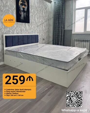 Divanlar: Yeni, İkinəfərlik çarpayı, Bazasız, Matras ilə, Siyirməli, Azərbaycan
