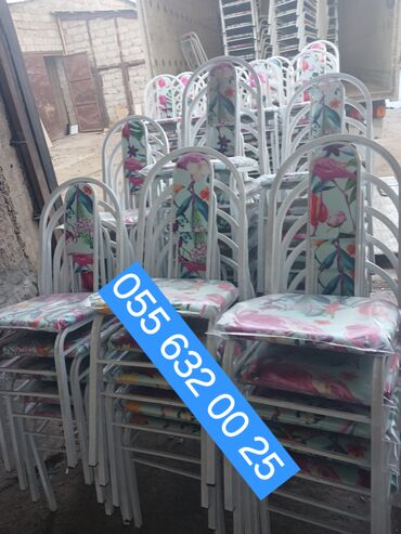 Stullar: Mətbəx üçün, Yeni, Qatlanmayan, rəng - Ağ Stul — 16