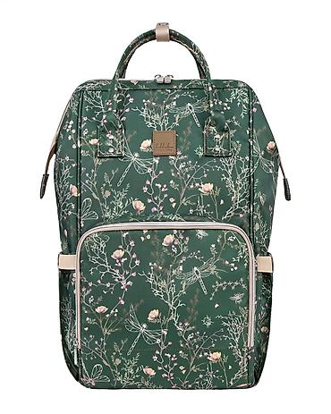 gucci sorc: KikkaBoo Torba za mame Siena Lux Secret Garden – Deep Green (šifra — 2