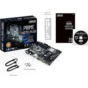 asus ana plata: ASUS PRIME H270-PLUS (90MB0S90-M0EAY0) – LGA1151, Intel H270, DDR4 — 2