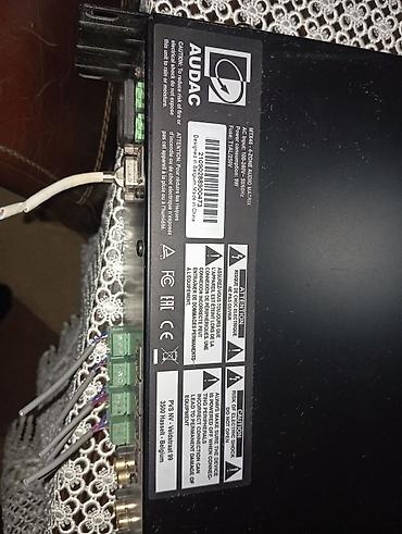 dj controller az: AUDAC MTX48 – 4 zonalı audio matriks prosessor Xüsusiyyətlər: - 4 — 3