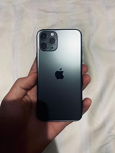 IPhone 11 Pro, Б/у, 64 ГБ, Matte Midnight Green, Зарядное устройство, Защитное стекло, 100 % at lalafo.kg IPhone 11 Pro, Б/у, 64 ГБ, Matte Midnight Green, Зарядное устройство, Защитное стекло, 100 %