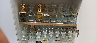 Kolleksiya üçün şüşə mini butulka/qartofka dəsti - Şəffaf şüşədən