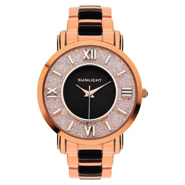 женский браслет: Женские кварцевые наручные часы марки SUNLIGHT в корпусе выполненном