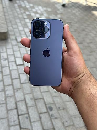 Elektronika: IPhone 14 Pro, 128 GB, Deep Purple, Face ID — 2