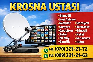 akula antena: Krosna ustası xidməti - Peyk antenasının quraşdırılması, sazlanması — 1