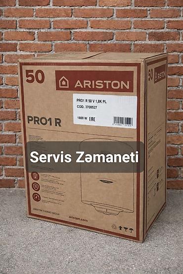 ariston yeni: Ariston 50 l, Yeni, Kredit yoxdur, Pulsuz çatdırılma — 1