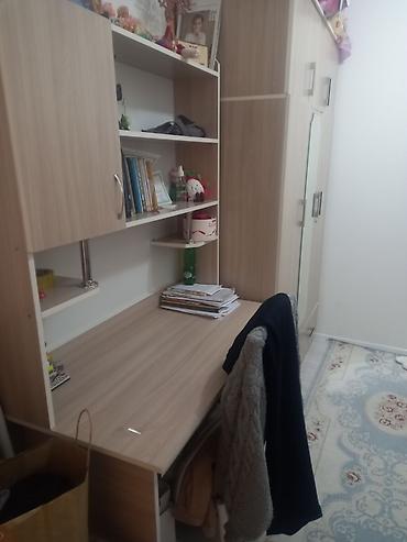тумбочка для школьника: Угловой модуль «стенка для подростковой/рабочей комнаты» с письменным — 1