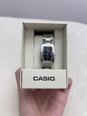 sahmeran qolbaq: Yeni, Qol saatı, Casio, rəng - Gümüşü — 5