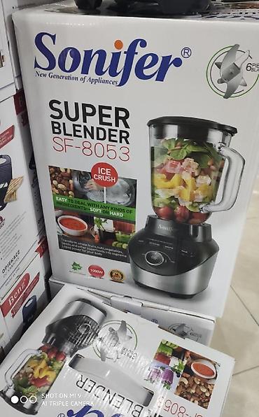blender kokteyl: Blender kokteyl kakteyl Sonifer 1000 watt turbo guc 1,8 litr tutumlu — 7