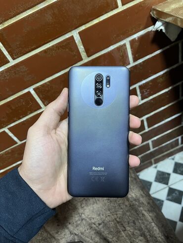 Xiaomi: Xiaomi Redmi 9, 64 GB, rəng - Boz, 
 Sensor, Barmaq izi, İki sim kartlı