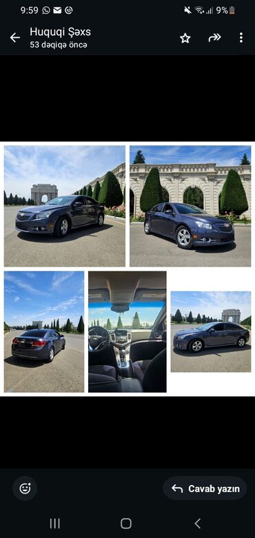 Ideal vəziyyətdə. Probeg 260.000Chevrolet Cruze 2013 cu il Ideal