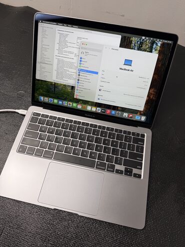 Ноутбуки: Ноутбук, Apple, 8 ГБ ОЗУ, Apple M1, 13.3 ", Б/у, Для работы, учебы, память SSD