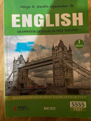 6 ci sinif ingilis dili kitabinin izahi: Nərgiz Nəcəf ingilis dili Qrammatik qeydlər və test toplusu. İçi
