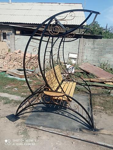 Садовые качели: Садовые качели Со спинкой, С крышей — 4