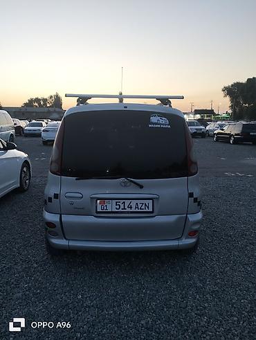 форанер 2004: Toyota Yaris Verso: 2002 г., 1.5 л, Механика, Бензин, Универсал — 4