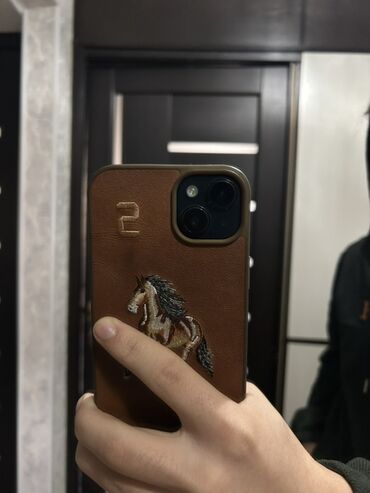 сетевой хаб: IPHONE 14 plus Чехол для смартфона с вышивкой «Лошадь» - Материал