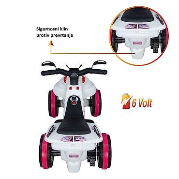 Dečiji električni automobili: Motor Ant 6V – Beli (Šifra proizvoda: 30) Električni dečiji — 3
