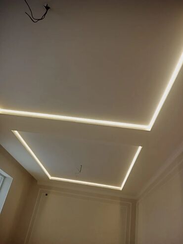 Натяжной потолок: Эвро ремонт баардык турун гипса картон кафель шпаклёвка ламинат обой — 12