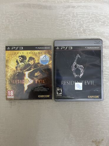 playstation 4 qiymeti baku electronics: Orginal PS3 Resident Evil 5 və 6 diskleri satilir az islenmis ve