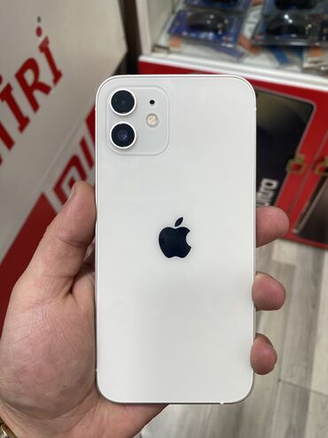 Apple iPhone: IPhone 12, 128 GB, Ağ, Barmaq izi, Face ID