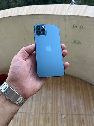 IPhone 12 Pro, 128 ГБ, Pacific Blue, Беспроводная зарядка, Face ID