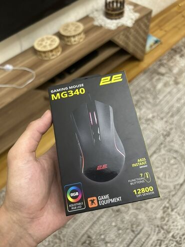Noutbuklar üçün adapterlər: Oyunçular üçün nəzərdə tutulmuş "2E Gaming Mouse MG340" siçanı. Bu