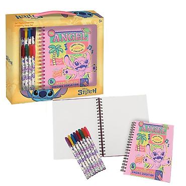 svetleca suknja za devojcice: Kreativni set sa dnevnikom Stitch Angel LST1309 - Sadržaj pakovanja — 1