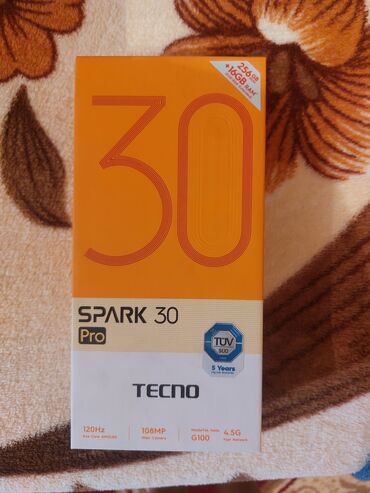 Tecno: Tecno Spark 30 Pro, 256 GB, Barmaq izi