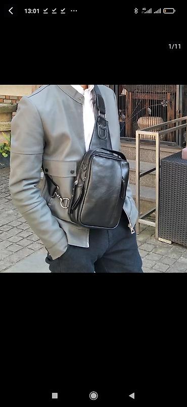 Барсетки: Продаю Барсетку из натуральной кожи покупал 6500 сом ручная работа — 11