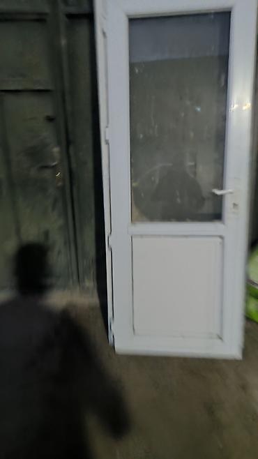 plastik qapllar: PVC giriş qapısı dəsti - Material: ağ rəngli plastik (PVC) profil - — 3