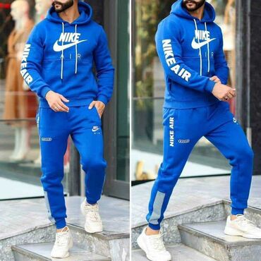 Trenerke: Komplet, Nike, bоја - Crna, Flis — 10