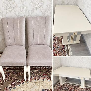Masa dəsti satılır 450₼. Yeni kimidir. Çox baha alınıb. 6 oturcağı