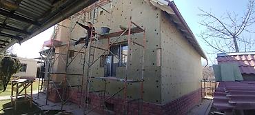 Фасадные работы: Ремонт фасада, Демонтажные работы, Утепление фасада | Моноблоки, Молдинг, Балясины | Американка, Декоративный кирпич, Сухой травертин | Пенополиуретан, Пенополистирол, Керамзит Больше 6 лет опыта — 5