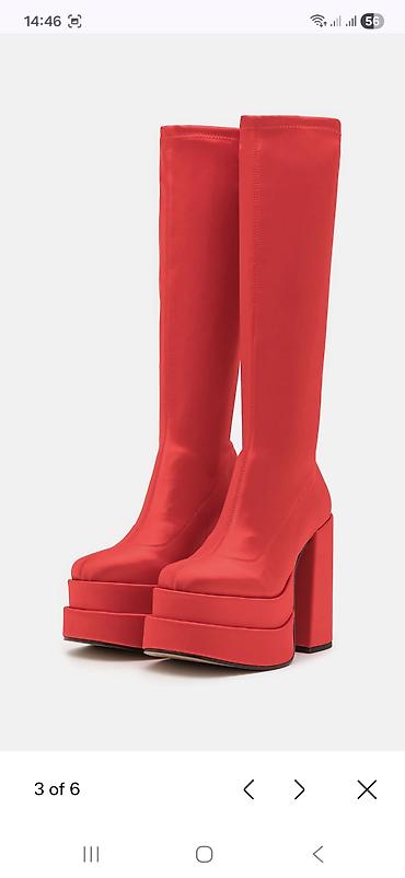 Čizme: Čizme, 36, bоја - Crvena — 30