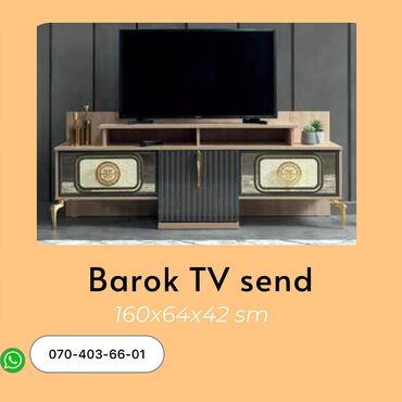 tv stand: Yeni, Düz TV altlığı, Polkalı, Laminat