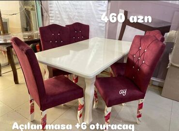 Dolablar: *Qiymət nağd alışda 460 AZN* ✔️ MDF masa ölçü 90×160×200+6