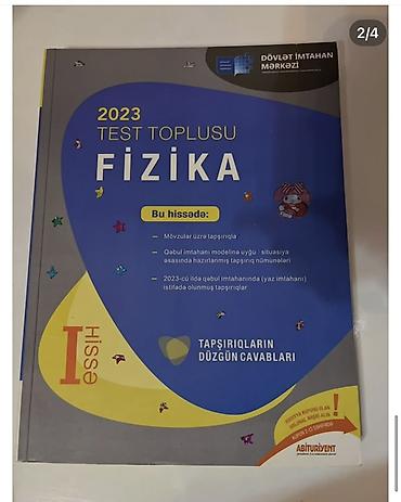informatika kitabı: Məhsul: “2023 Test Toplusu – Fizika” (DİM), I və II hissə — 1