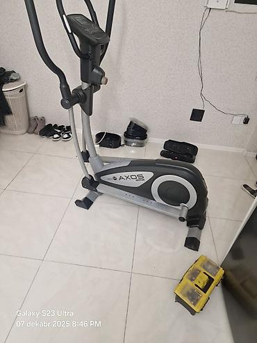 ellips trenajor: Kettler AXOS elliptical trenajor + JIMUŞ stasionar velotrenajor dəsti — 1
