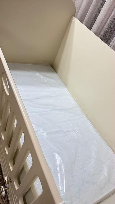 Beşiklər: Aymini beşik-komod - Rəng: krem/bej - Material: MDF/Laminat — 3