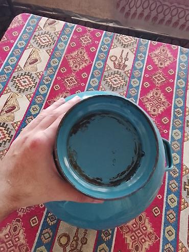 Sup qabları, 1 əd, rəng - Mavi, Metal, SSRİ