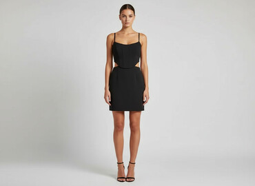 wyszczuplające sukienki wieczorowe pudrowy róż dla puszystych: Even&Odd, Women`s dress, size S