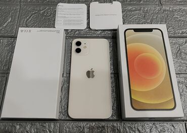 səs ucaldan haqqında məlumat: IPhone 12, 128 GB, Ağ, Barmaq izi, Simsiz şarj, Face ID