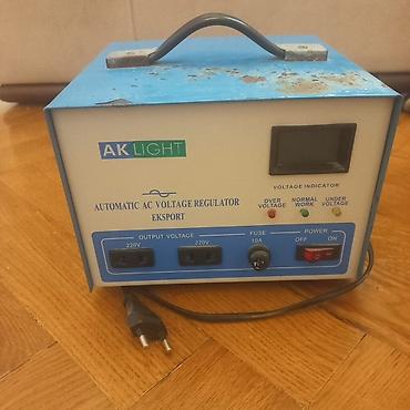 Дом и сад: Az işlənib AKLIGHT Automatic AC Voltage Regulator – “EKSPORT” modeli — 1
